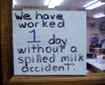 spilled-milk sign