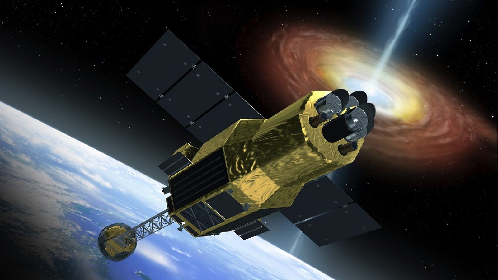 Photo of astro-h spacecraft