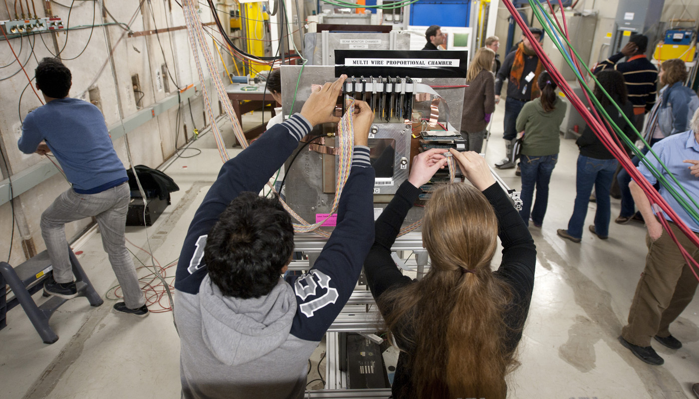 Photo of Fermilab Test Beam