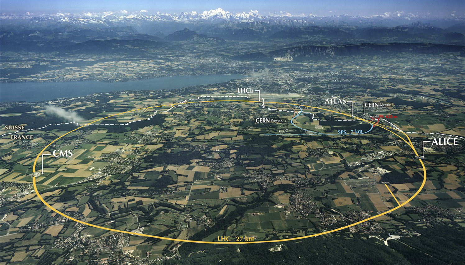 Photo of LHC map