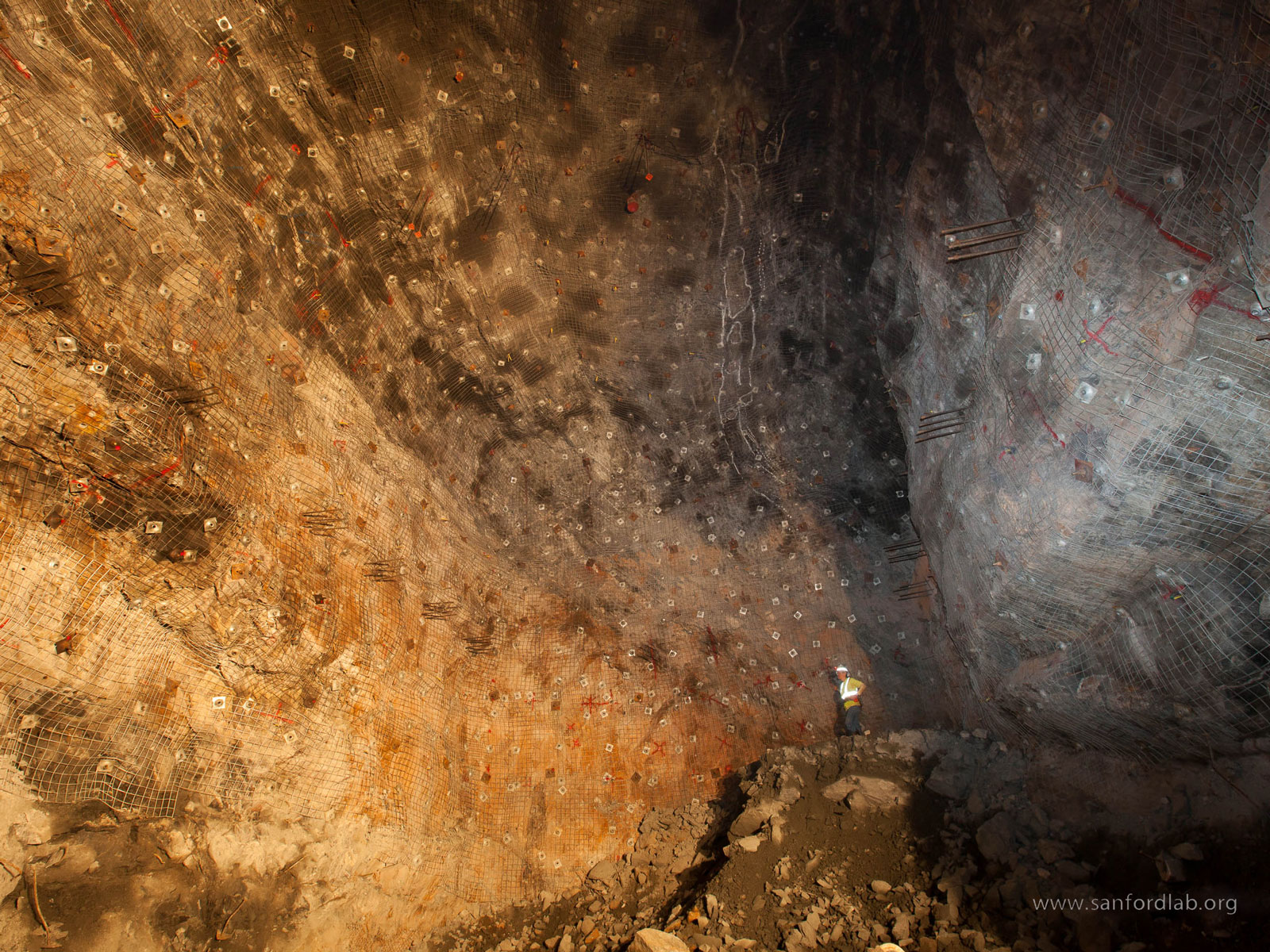 In 2010, Sanford Lab enlarged the Davis Cavern to support the Large Underground Xenon experiment.