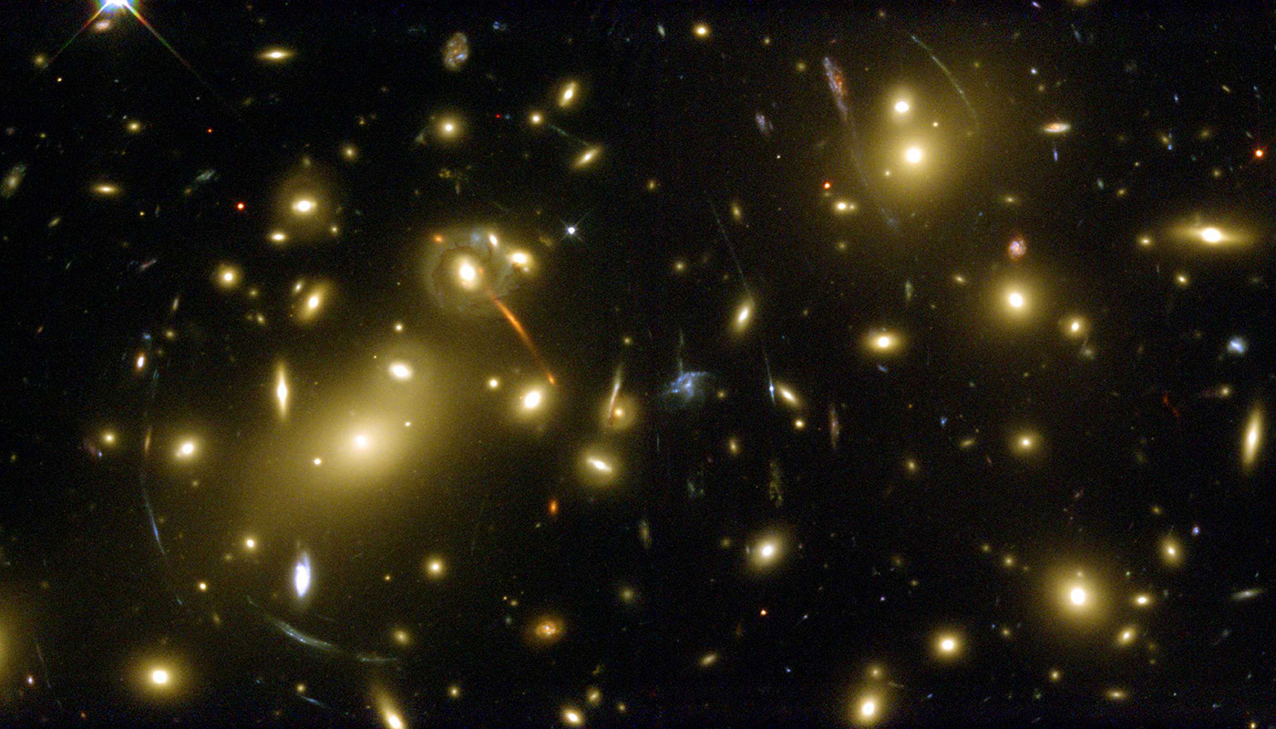 Photo of gravitational lensing