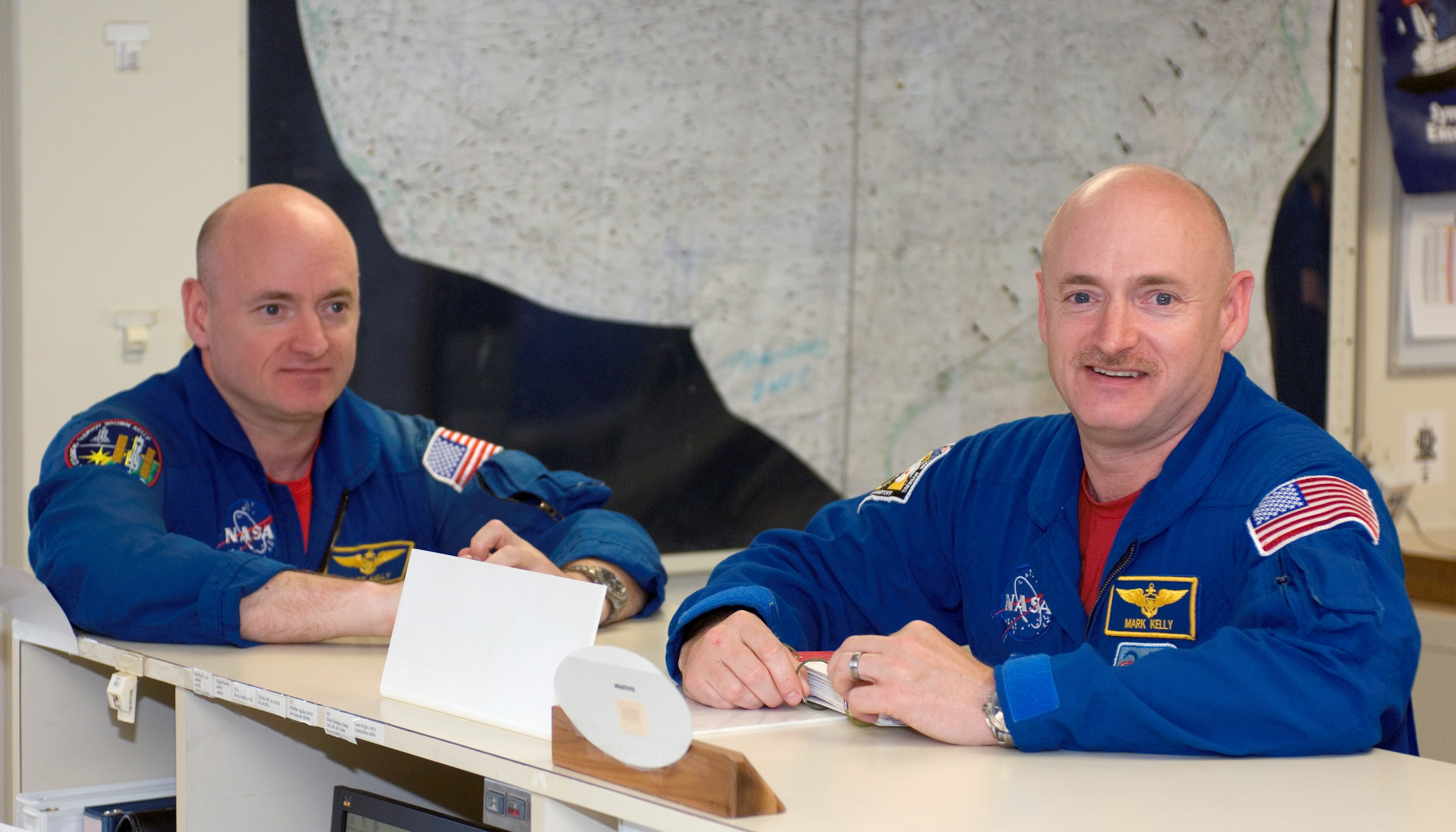 Photo: Twins Scott and Mark Kelly | symmetry magazine