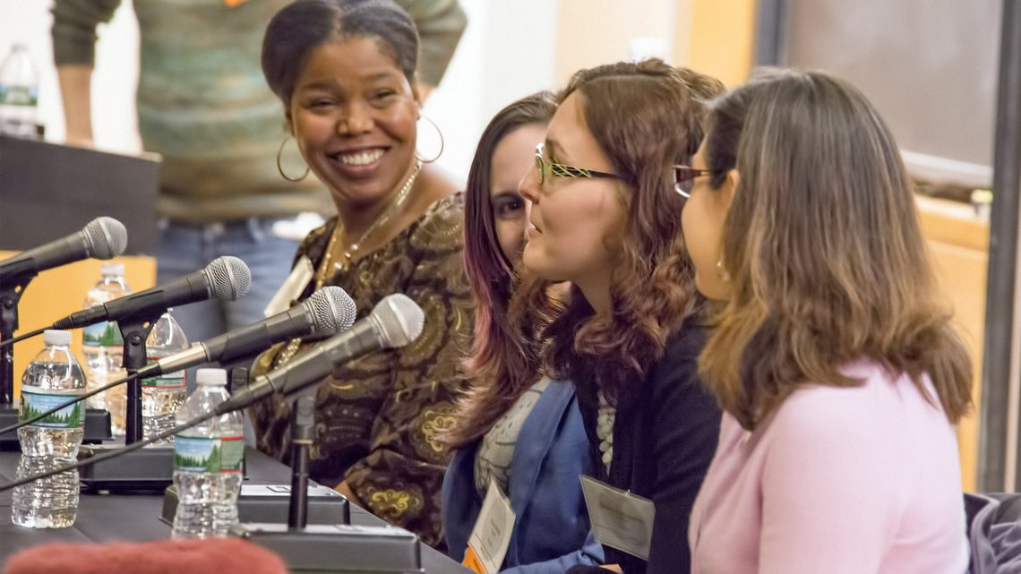 The conferences include workshops and panels featuring accomplished female physicists in a broad range of professions.