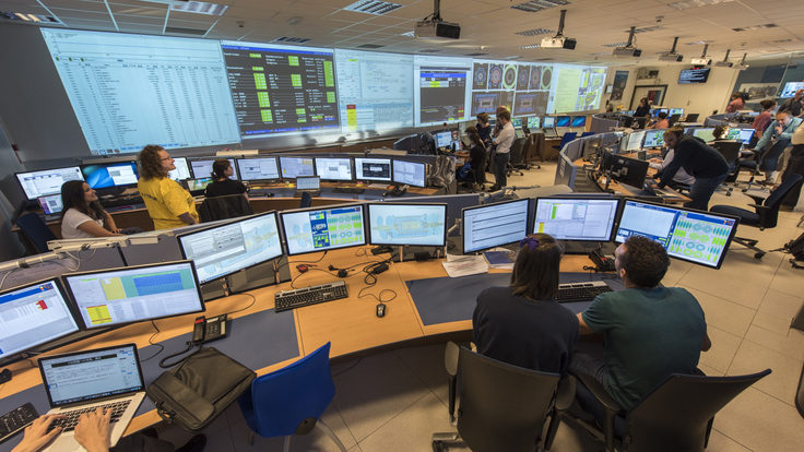 On 3 June 2015, ATLAS began recording physics data from 13 TeV proton collisions