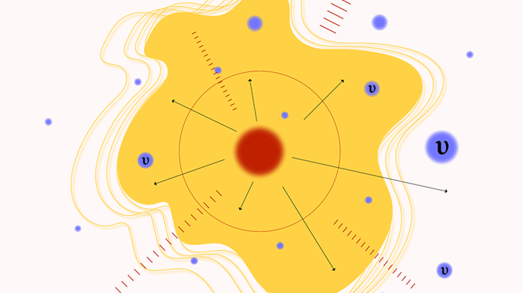 Illustration of a supernova